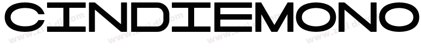 CindieMono A字体转换
